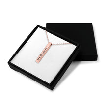 Load image into Gallery viewer, Family 3D Bar Necklace