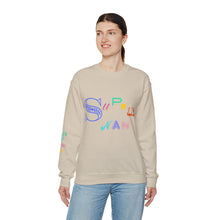 Load image into Gallery viewer, Super Nan Sweatshirt with Personalised Names on the Arm