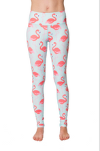 Load image into Gallery viewer, Flamingo Flexi Yoga Leggings