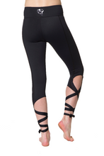 Load image into Gallery viewer, Black flexi Dancer Leggings