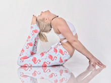 Load image into Gallery viewer, Flamingo Flexi Yoga Leggings
