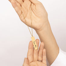 Load image into Gallery viewer, Super Mum Vertical Bar Necklace